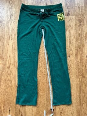 Women's PINK Green Bay Packers Sweatpants Size Large